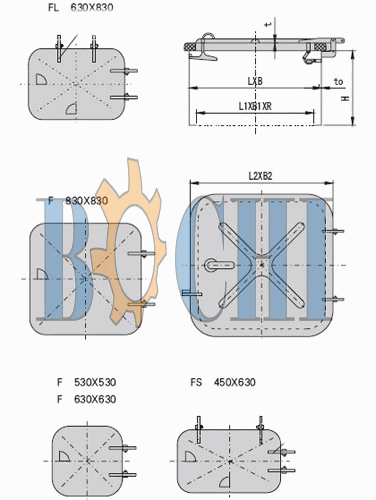 Double Side Acting Non-Weathertight Hatch Cover