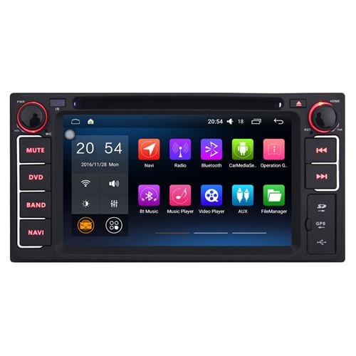 6.2 inch car radio player GPS navigation for Toyota car