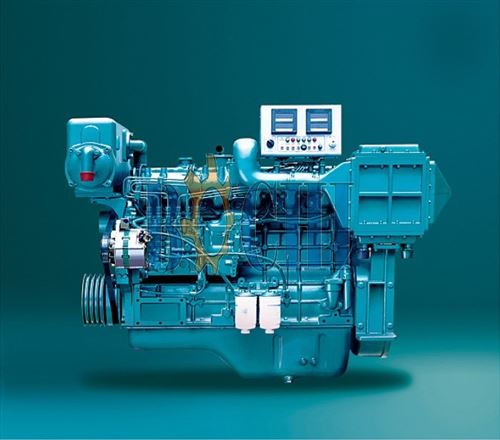High Speed Powerful 6 Cylinder 6B Series Marine Diesel Engine