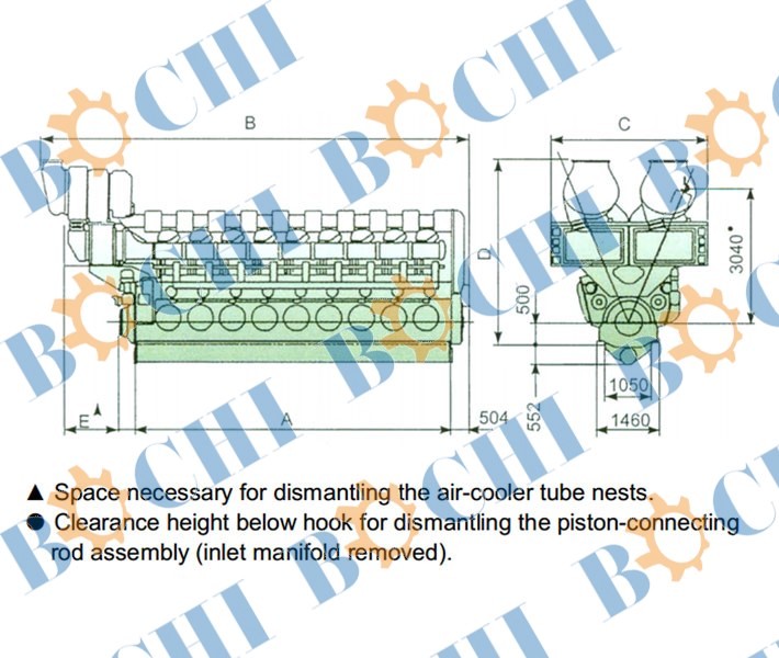 Sketch of Diesel Engine