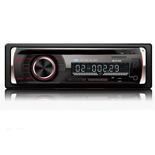 multi function car dvd single din player fm transmitter