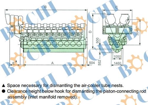 Great Powerful Efficiency Generator Diesel Engine