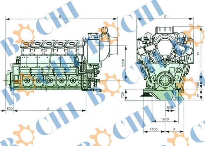 Efficiency Marine Diesel Generator