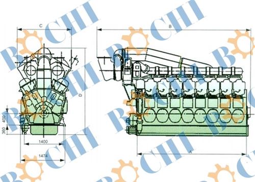 Powerful Large Marine Diesel Generators