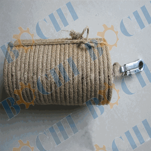 Refractory lifesaving rope