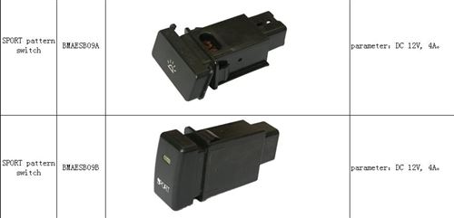 sport pattern switch for GEELY