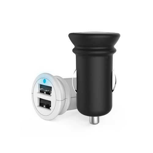 Univesal Car Charger ABS PC Material 12-24V Dual USB Car Charger