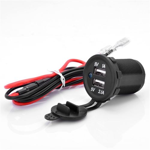 Dual USB Electric Universal Car Charger 5V 1A