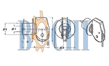 Flange Mounted Balanced Head Fairlead