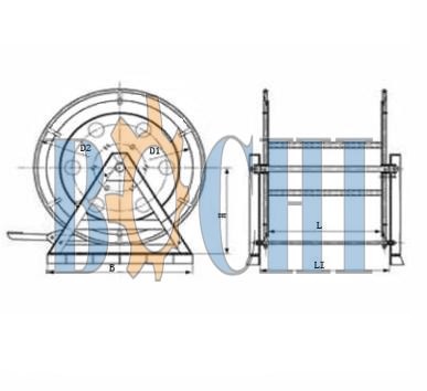 Mooring Fibre Wire Reel