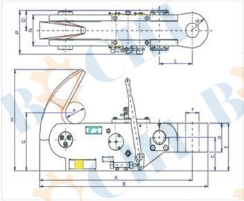 Hydraulic Type Quick Release Harbour Towing Hook