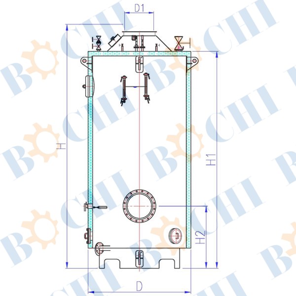 LSK Marine Vertical Pin Tube Boiler Size