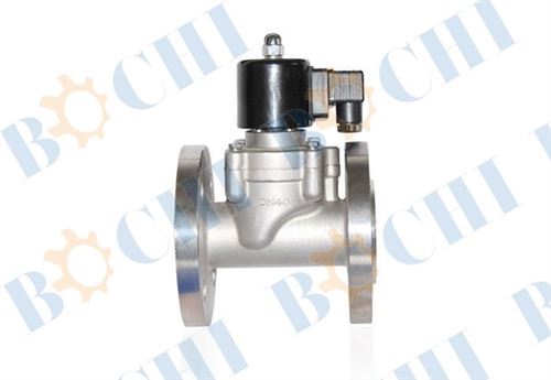 Stainless Steel Flanged Normal Open Type Solenoid Valve