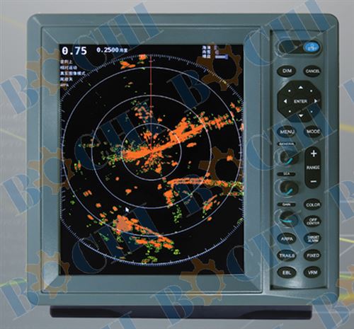 Marine radar with 12.1 Color LED display