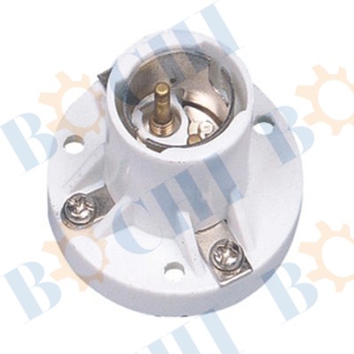 Double wire socket type lamp holder