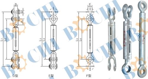 High Strength Closed Type Turnbuckle