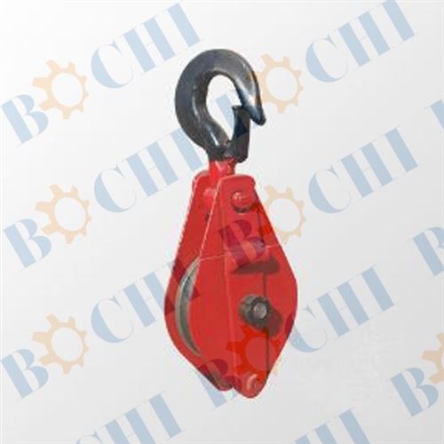 Singel Wheel Open Hook Pulley Block