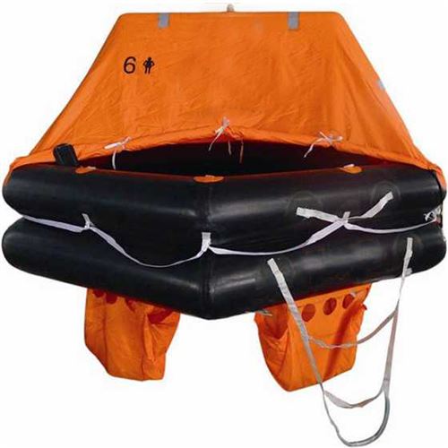 Throw-over simple-type inflatable life raft (ZY)