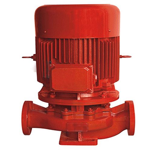 Vertical fire pump