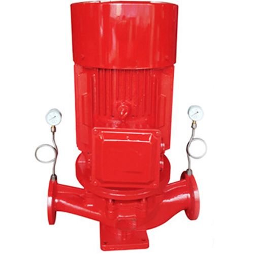 Vertical constant pressure tangent fire pump