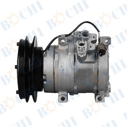 Excavator AC compressor