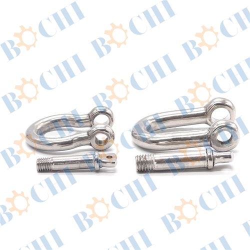 Marine stainless steel bow shackle