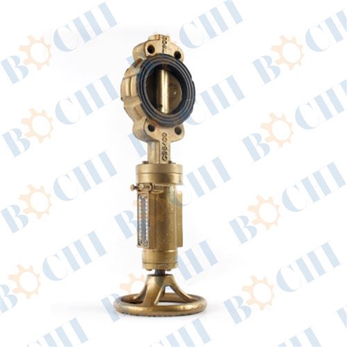 Half lug screw rod butterfly valve