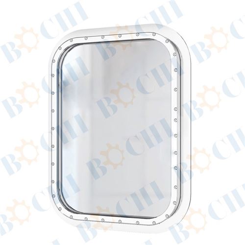 Marine Aluminum Customized Non-opening Fixed Rectangular Window